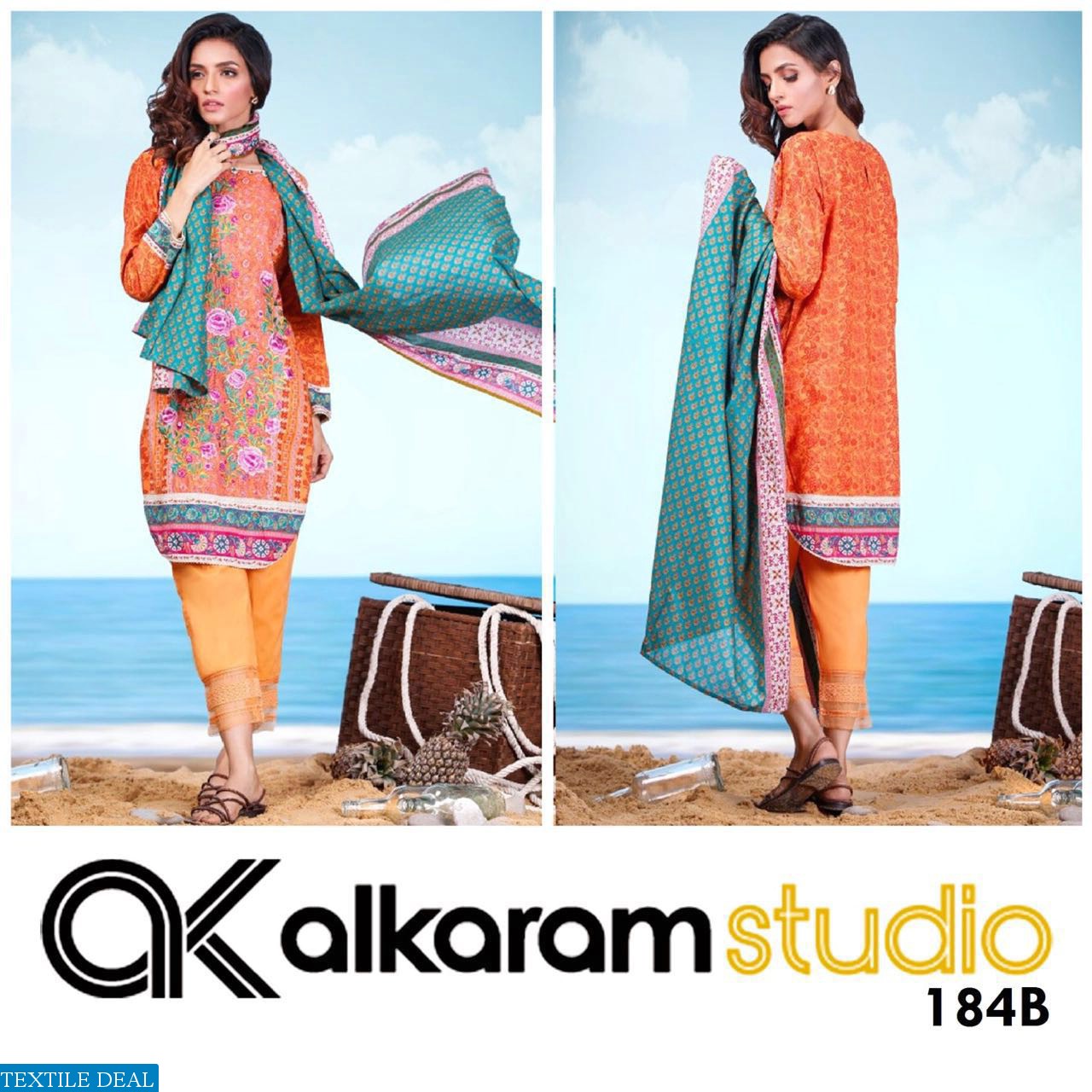 Al-karam Master Replica Embroidered Salwar Suits